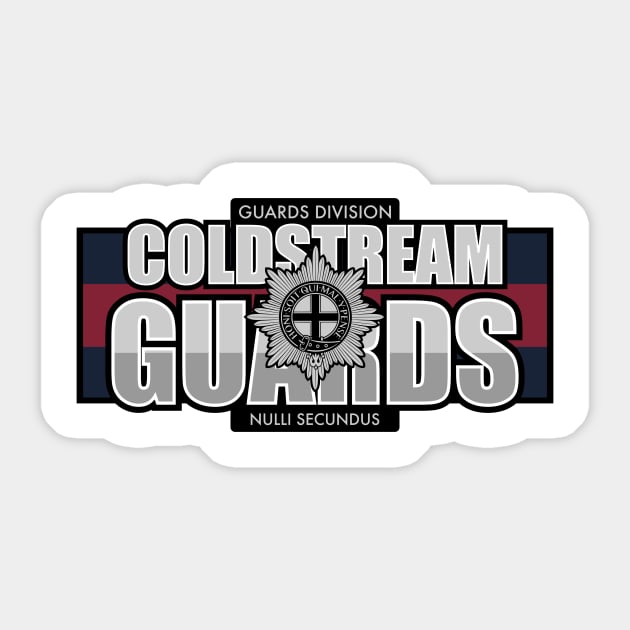 Coldstream Guards Sticker by Firemission45